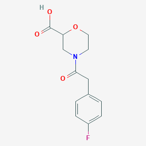 4 2 4 Fluoro Phenyl Acetyl Morpholine 2 Carboxylic Acid S889482