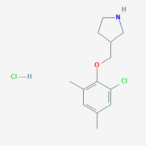 3 2 Chloro 4 6 Dimethylphenoxy Methyl Pyrrolidine Hydrochloride