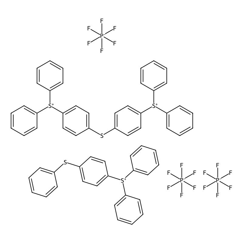 Diphenyl-(4-phenylsulfanylphenyl)sulfanium;[4-(4-diphenylsulfoniophenyl)sulfanylphenyl]-diphenylsulfanium;trihexafluorophosphate