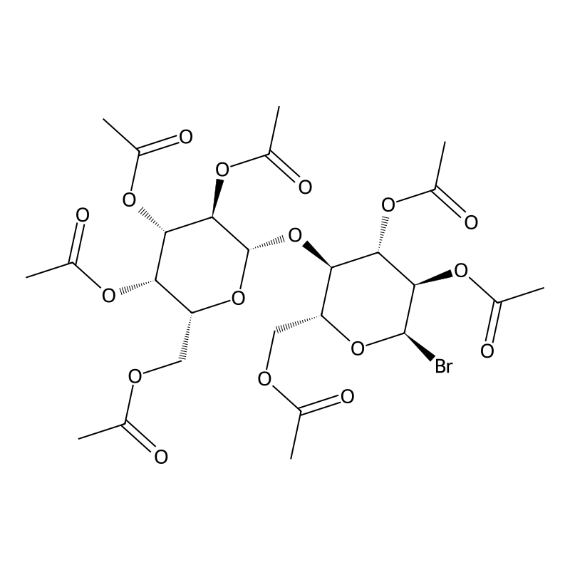 [(2R,3S,4S,5R,6S)-3,4,5-triacetyloxy-6-[(2R,3R,4S,5R,6R)-4,5-diacetyloxy-2-(acetyloxymethyl)-6-bromooxan-3-yl]oxyoxan-2-yl]methyl acetate