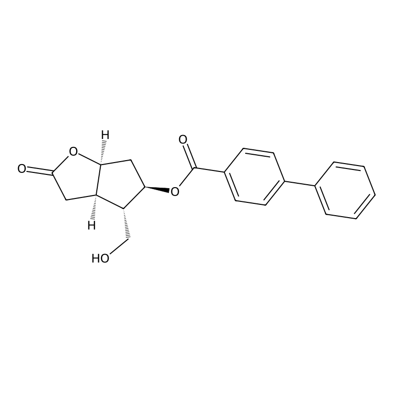 (3aR,4S,5R,6aS)-4-(hydroxymethyl)-2-oxohexahydro-2H-cyclopenta[b]furan-5-yl biphenyl-4-carboxylate