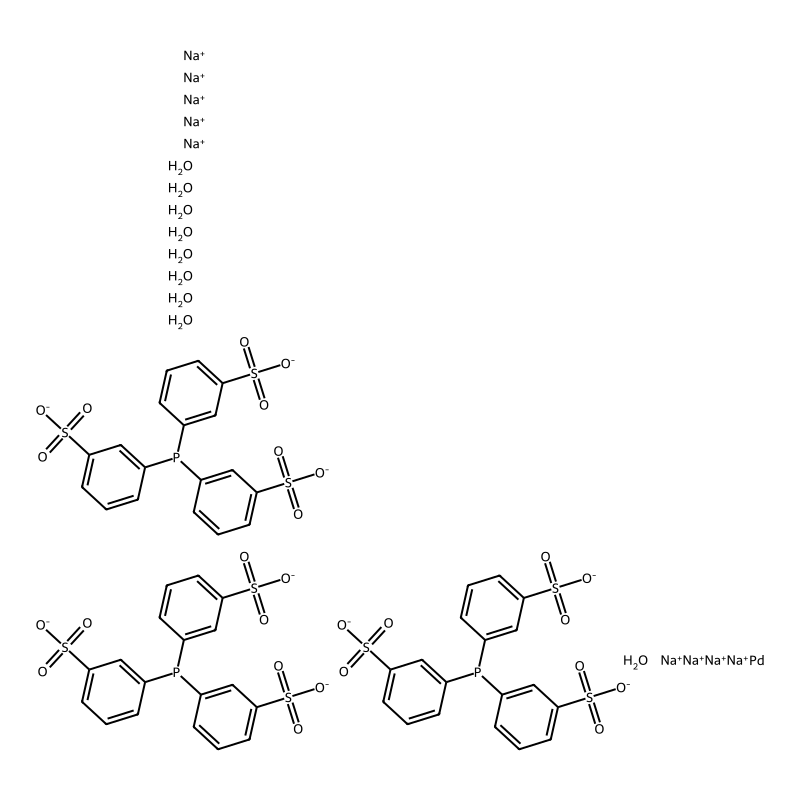 Nonasodium;3-bis(3-sulfonatophenyl)phosphanylbenzenesulfonate;palladium;nonahydrate