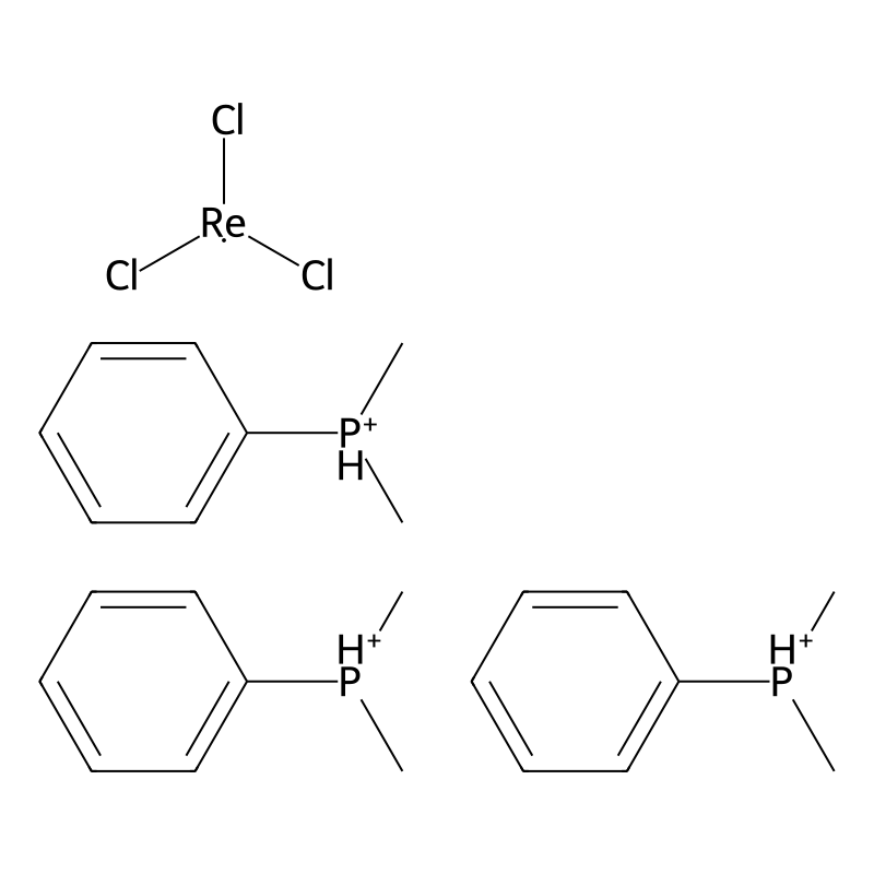 Dimethyl(phenyl)phosphanium;trichlororhenium