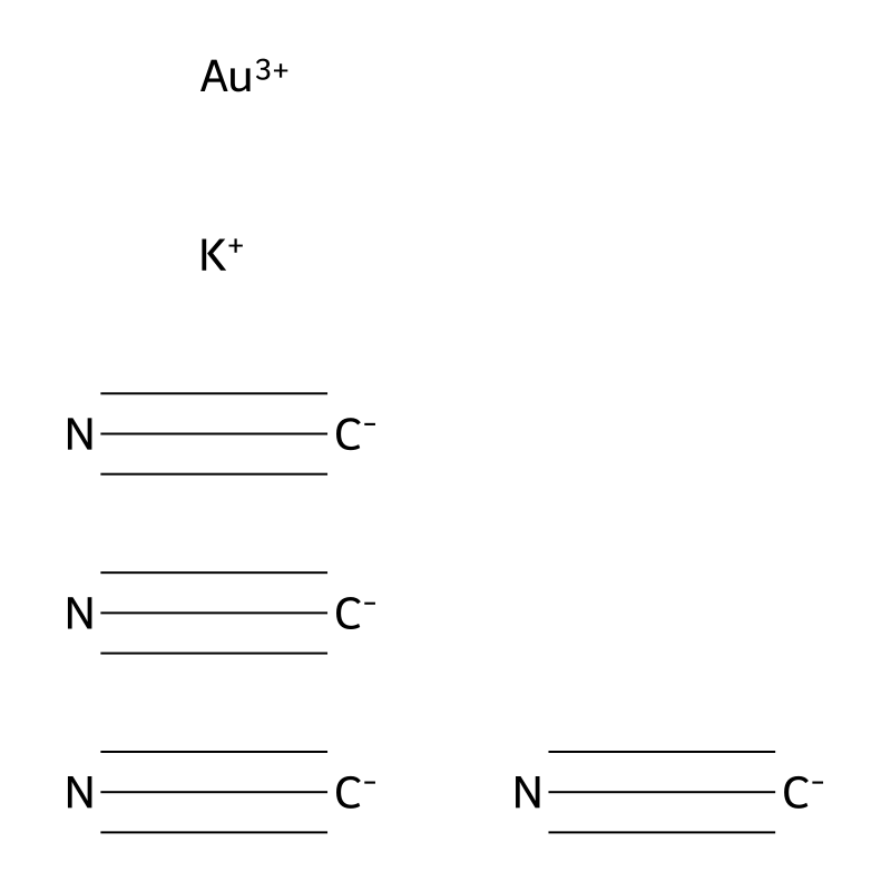 Potassium tetrakis(cyano-C)aurate