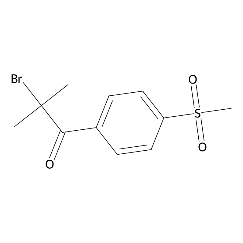 2-Bromo-2-methyl-1-[4-(methylsulfonyl)phenyl]-1-pr...