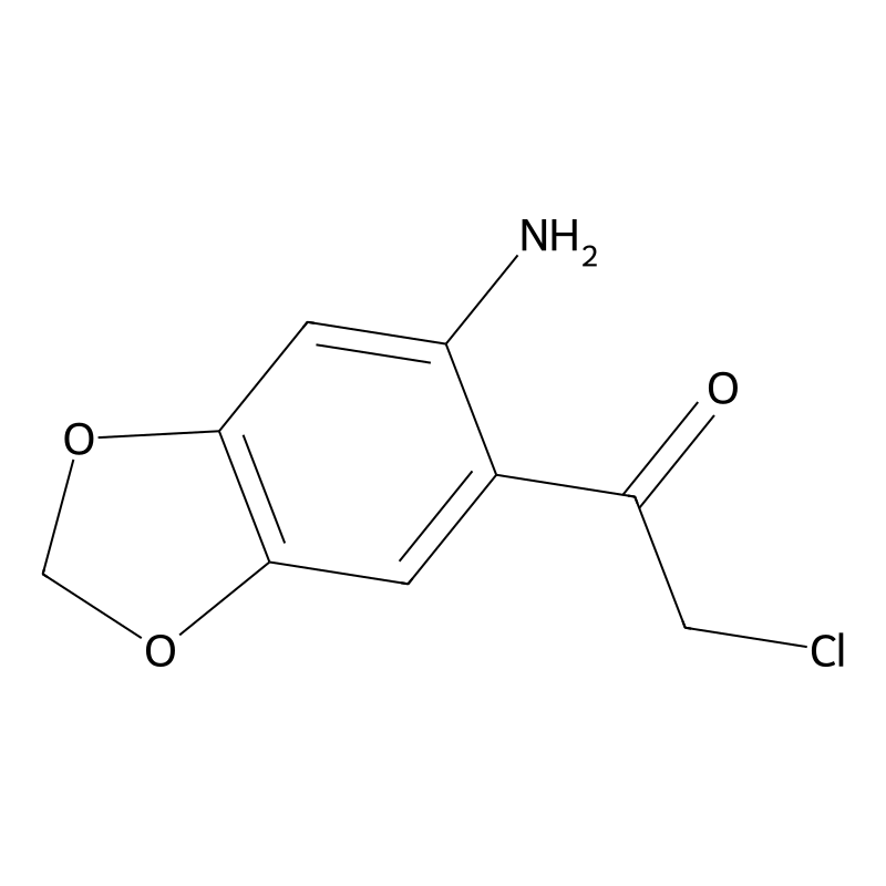 1-(6-AMINO-1,3-BENZODIOXOL-5-YL)-2-CHLORO-ETHANONE