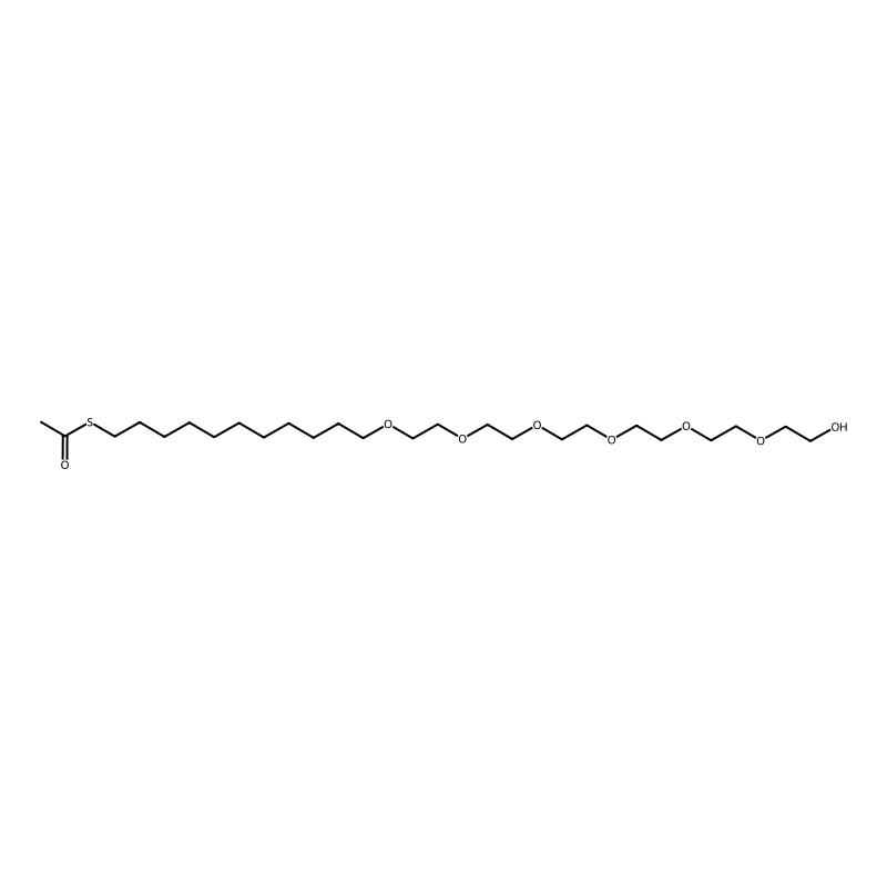 S-[11-[2-[2-[2-[2-[2-(2-hydroxyethoxy)ethoxy]ethoxy]ethoxy]ethoxy]ethoxy]undecyl] ethanethioate