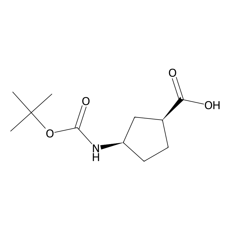 (1S,3R)-3-((tert-Butoxycarbonyl)amino)cyclopentane...