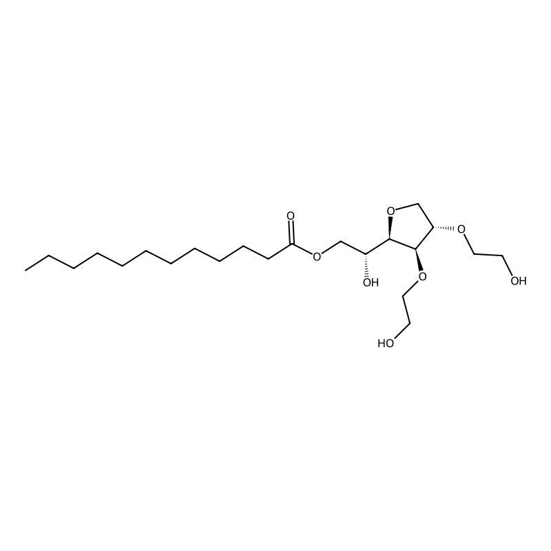 (2R)-2-[(2R,3R,4S)-3,4-bis(2-hydroxyethoxy)oxolan-2-yl]-2-hydroxyethyl dodecanoate