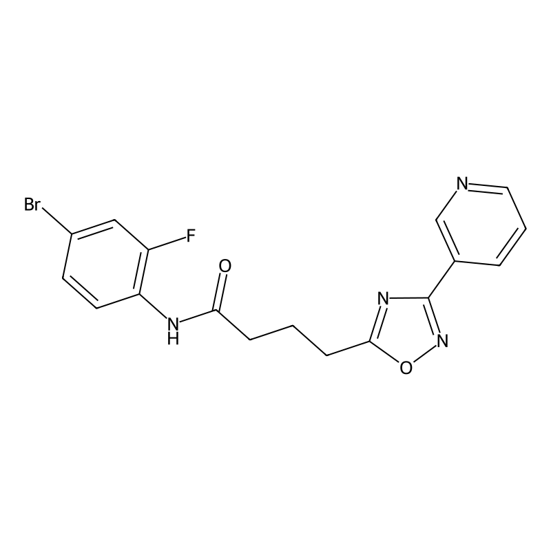 N-(4-bromo-2-fluorophenyl)-4-[3-(pyridin-3-yl)-1,2...