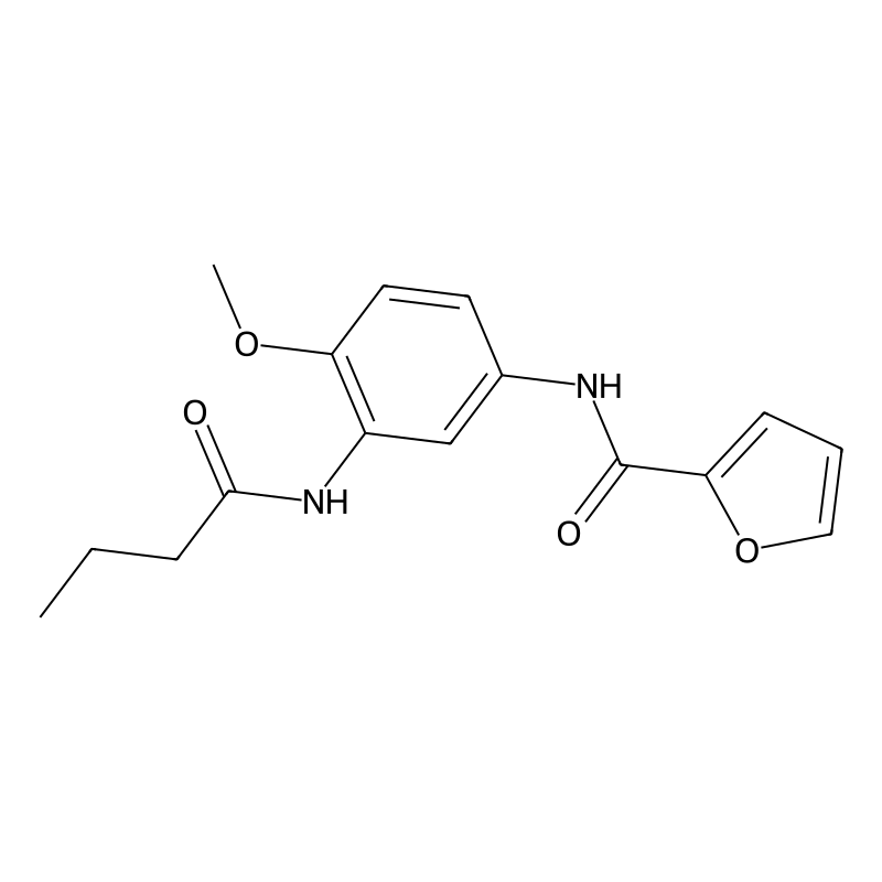 N-[3-(butyrylamino)-4-methoxyphenyl]-2-furamide