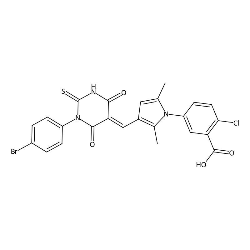 5-{3-[(1-(4-bromophenyl)-4,6-dioxo-2-thioxotetrahy...