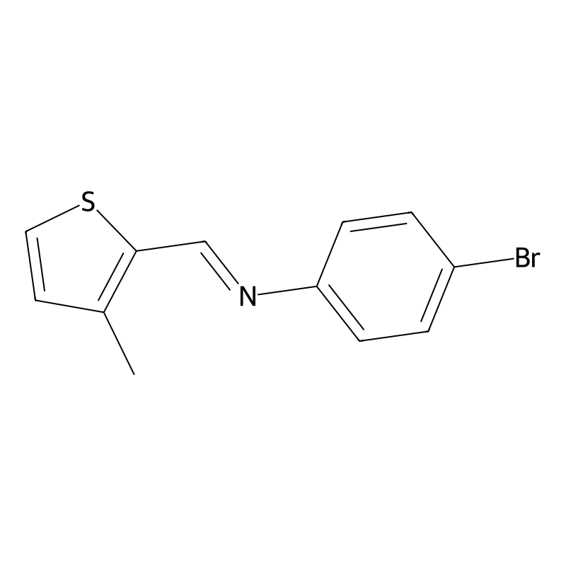 (E)-N-(4-bromophenyl)-1-(3-methylthiophen-2-yl)met...