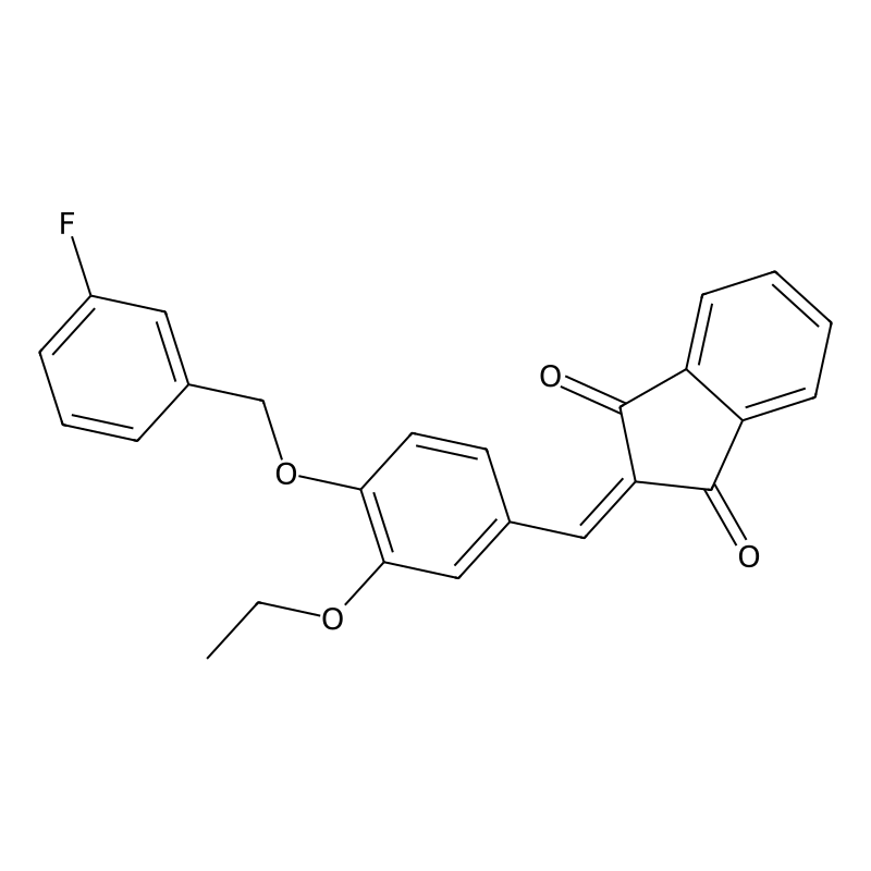 2-{3-ethoxy-4-[(3-fluorobenzyl)oxy]benzylidene}-1H...