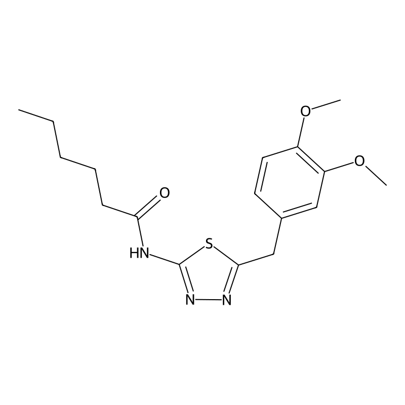 N-[5-(3,4-dimethoxybenzyl)-1,3,4-thiadiazol-2-yl]h...