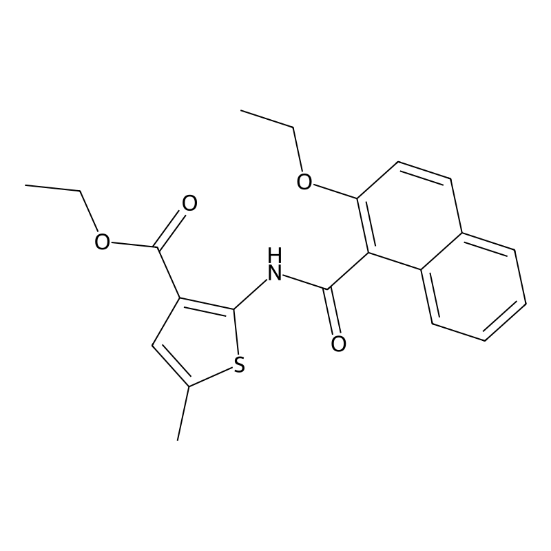 Ethyl 2-[(2-ethoxy-1-naphthoyl)amino]-5-methyl-3-t...