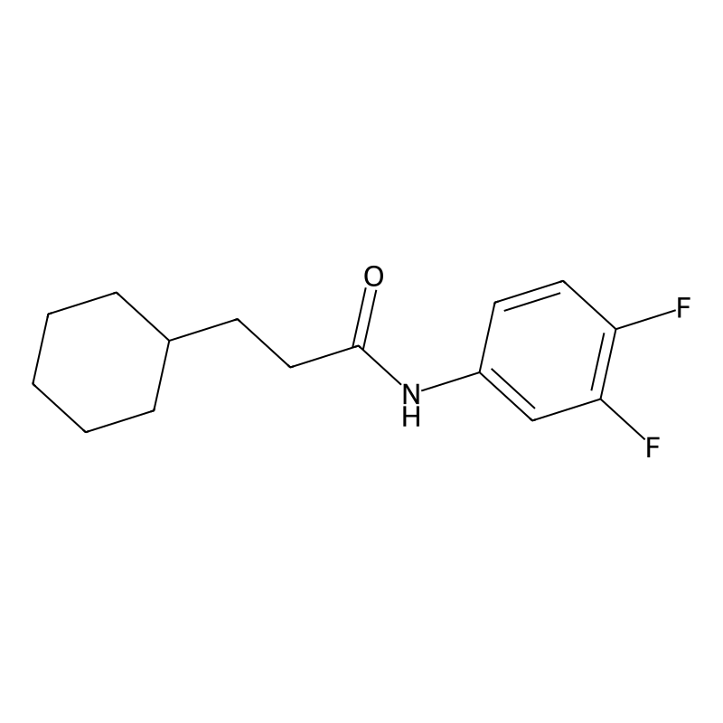 3-cyclohexyl-N-(3,4-difluorophenyl)propanamide