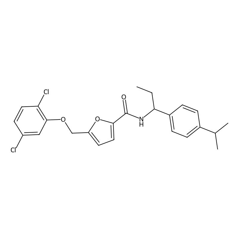 5-[(2,5-dichlorophenoxy)methyl]-N-[1-(4-isopropylp...