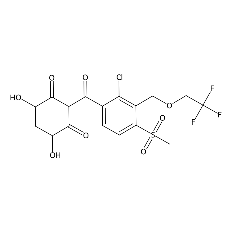 2-{2-Chloro-4-mesyl-3-[(2,2,2-trifluoroethoxy)methyl]benzoyl}-4,6-dihydroxycyclohexane-1,3-dione