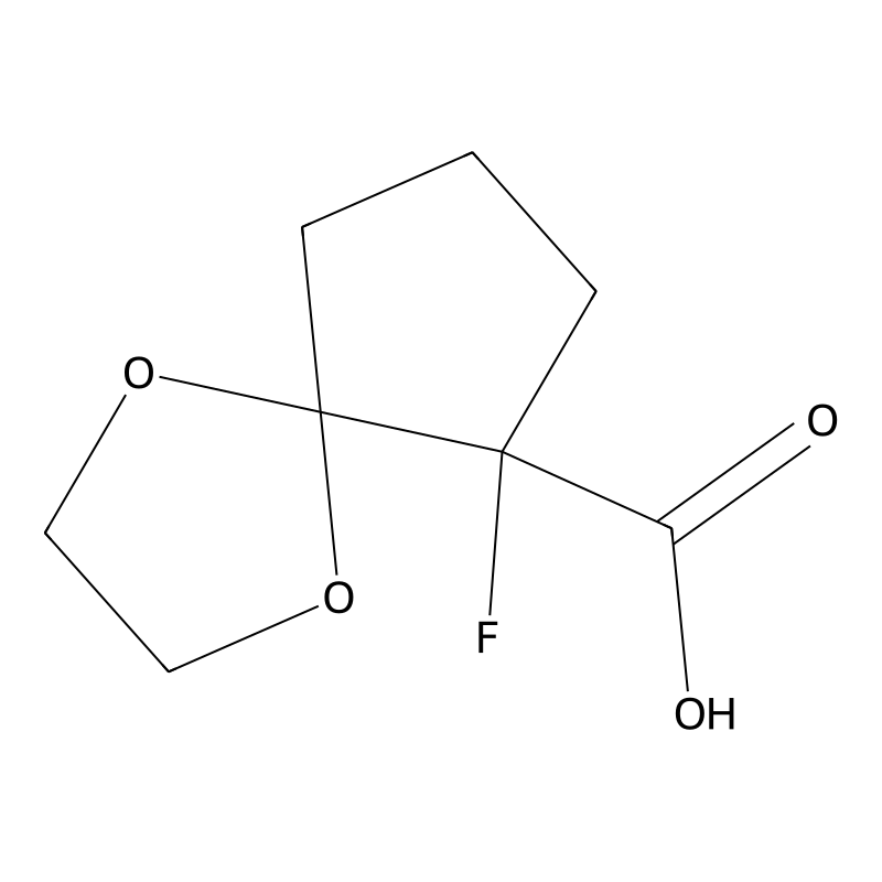 6-Fluoro-1,4-dioxaspiro[4.4]nonane-6-carboxylic ac...