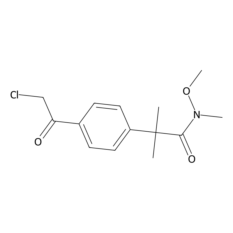 2-(4-(2-Chloroacetyl)phenyl)-N-methoxy-N,2-dimethy...