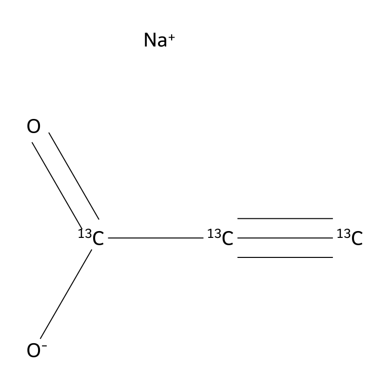 sodium;(1,2,3-13C3)prop-2-ynoate