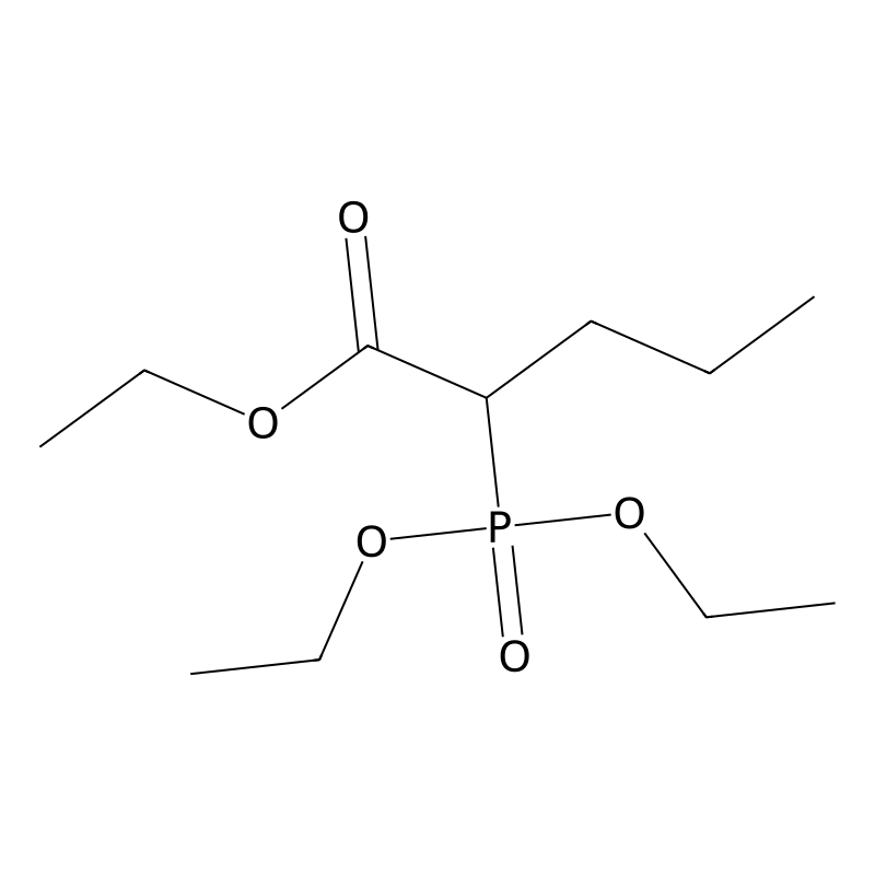 Pentanoic acid, 2-(diethoxyphosphinyl)-, ethyl est...