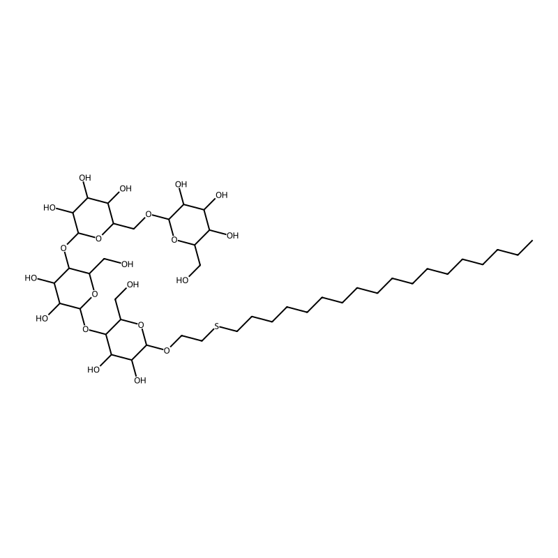 2-[[6-[6-[4,5-Dihydroxy-2-(hydroxymethyl)-6-(2-octadecylsulfanylethoxy)oxan-3-yl]oxy-4,5-dihydroxy-2-(hydroxymethyl)oxan-3-yl]oxy-3,4,5-trihydroxyoxan-2-yl]methoxy]-6-(hydroxymethyl)oxane-3,4,5-triol