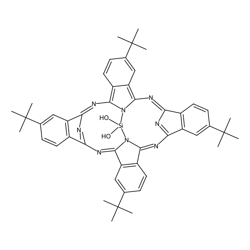 Silicon 2,9,16,23-tetra-tert-butyl-29H,31H-phthalocyanine dihydroxide