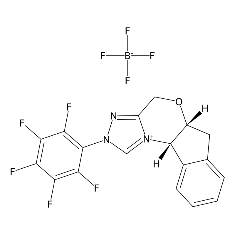 (5aR,10bS)-(+)-5a,10b-Dihydro-2-(pentafluorophenyl)-4H,6H-indeno[2,1-b][1,2,4]trizolo[4,3-d][1,4]oxazinium tetrafluoroborate