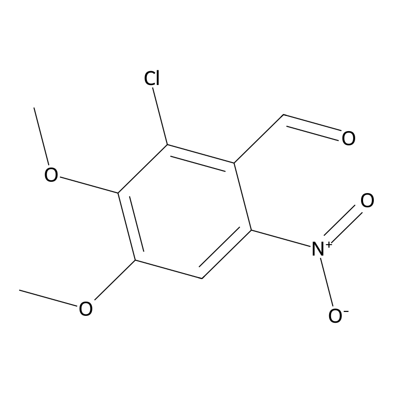 2-Chloro-3,4-dimethoxy-6-nitrobenzaldehyde