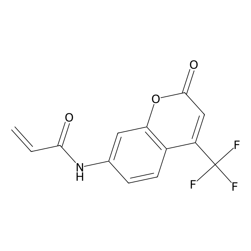 N-[2-oxo-4-(trifluoromethyl)chromen-7-yl]prop-2-enamide