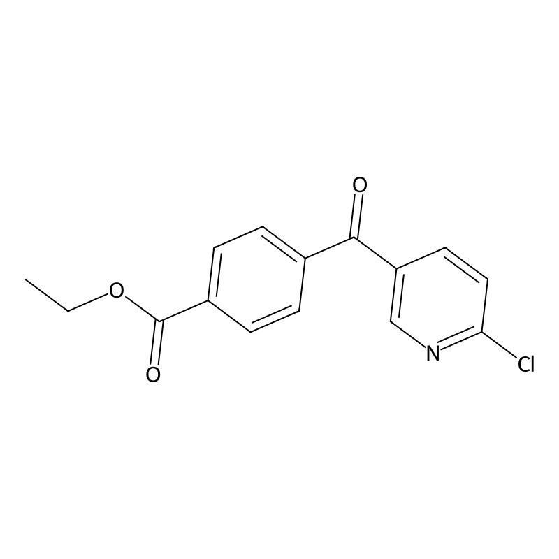 2-Chloro-5-(4-ethoxycarbonylbenzoyl)pyridine