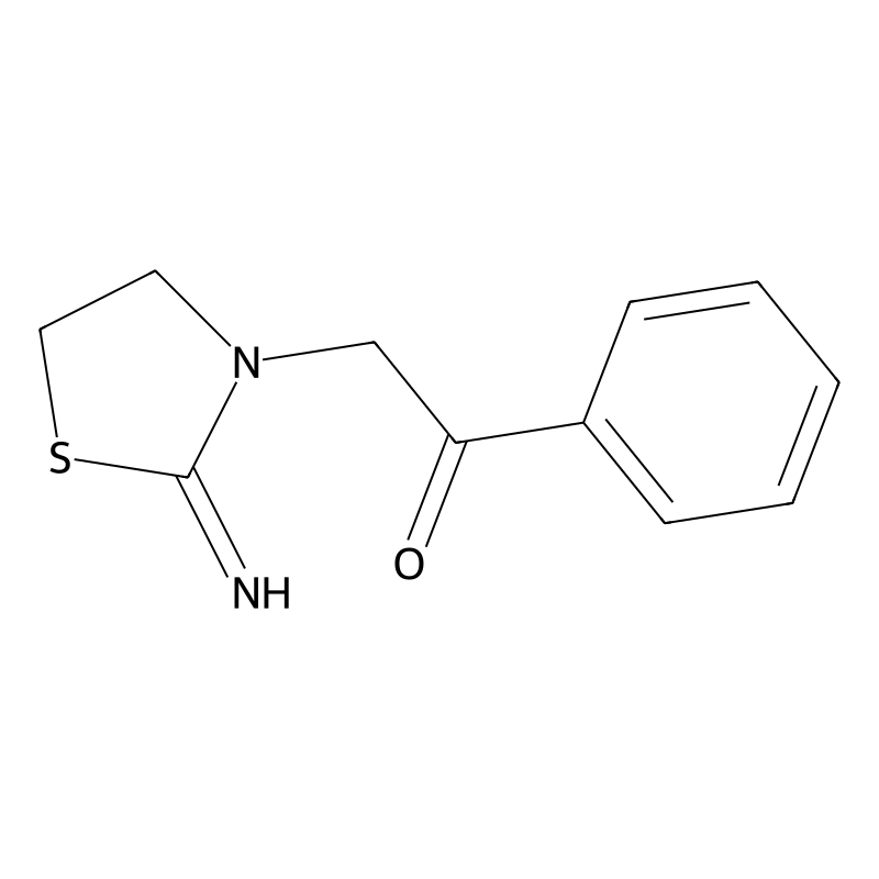 2-(2-imino-1,3-thiazolidin-3-yl)-1-phenylethanone