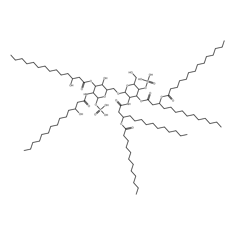 [2-[[3-(3-Dodecanoyloxytetradecanoylamino)-6-(hydroxymethyl)-5-phosphonooxy-4-(3-tetradecanoyloxytetradecanoyloxy)oxan-2-yl]oxymethyl]-3-hydroxy-5-(3-hydroxytetradecanoylamino)-6-phosphonooxyoxan-4-yl] 3-hydroxytetradecanoate