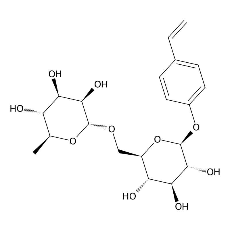 beta-D-Glucopyranoside, 4-ethenylphenyl 6-O-(6-deoxy-alpha-L-mannopyranosyl)-