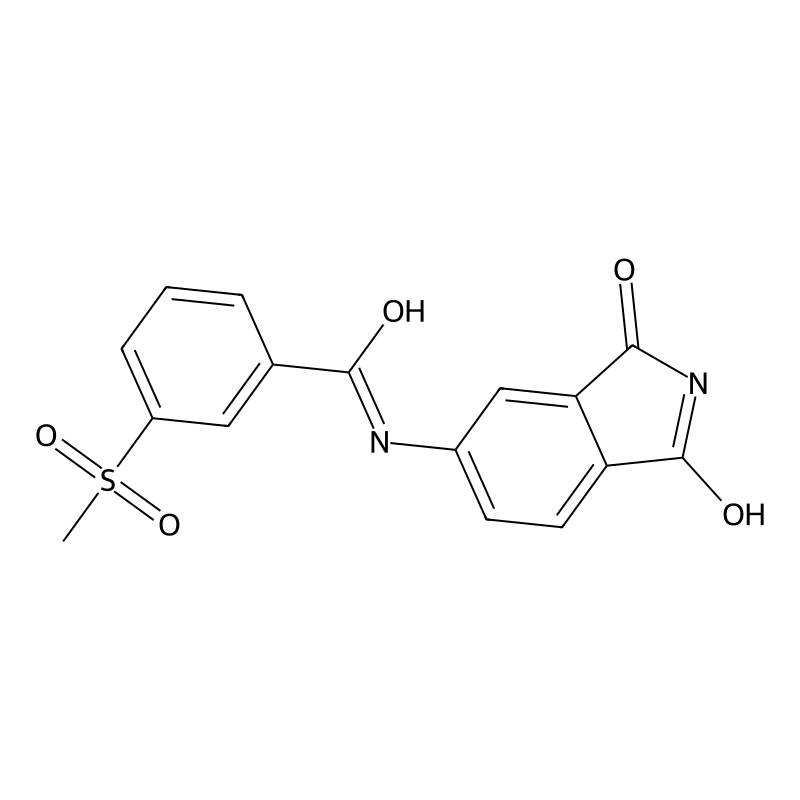 N-(1,3-dioxoisoindol-5-yl)-3-methylsulfonylbenzami...