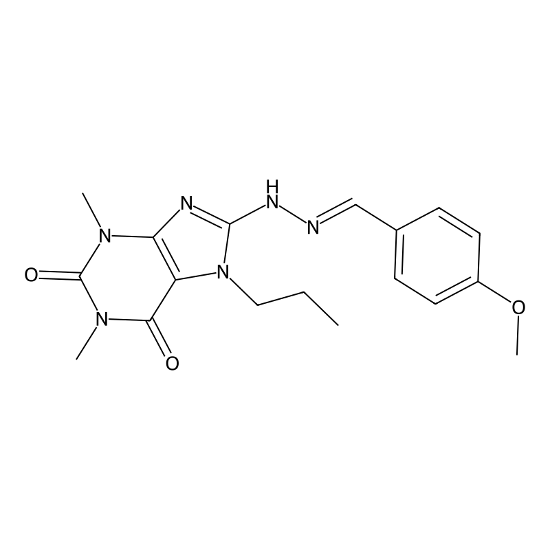 4-methoxybenzaldehyde (1,3-dimethyl-2,6-dioxo-7-pr...