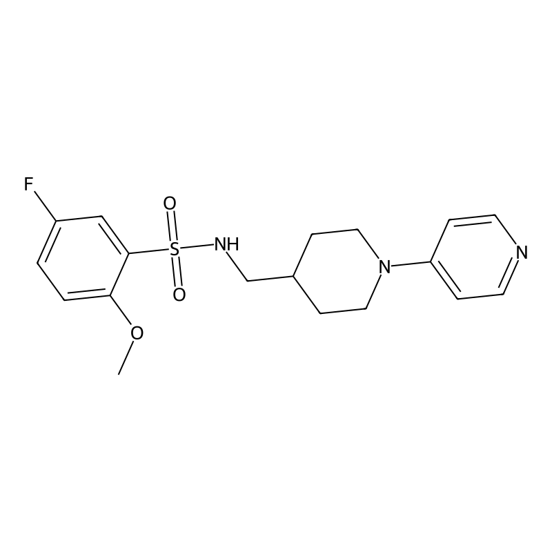 5-fluoro-2-methoxy-N-((1-(pyridin-4-yl)piperidin-4...