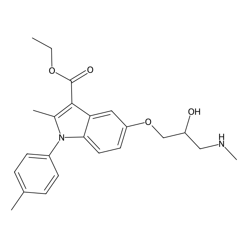 ethyl 5-(2-hydroxy-3-(methylamino)propoxy)-2-methy...