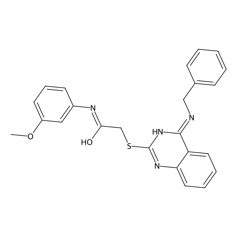 Buy 2-[4-(benzylamino)quinazolin-2-yl]sulfanyl-N-(3-methoxyphenyl ...