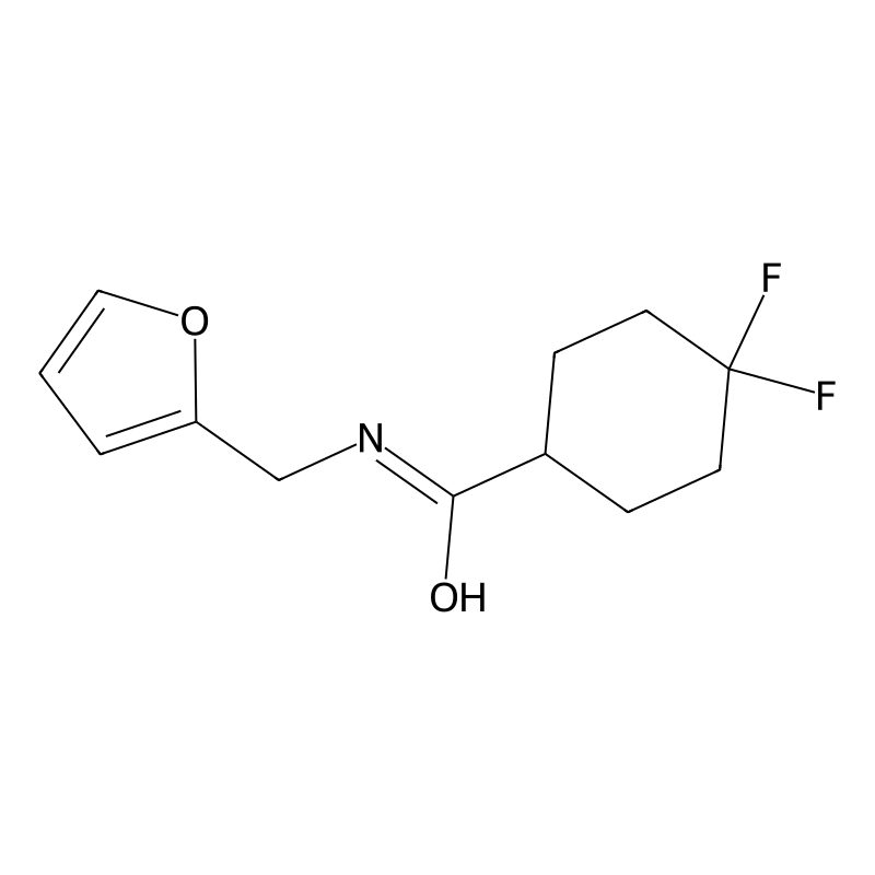 4,4-Difluoro-N-(furan-2-ylmethyl)cyclohexane-1-car...