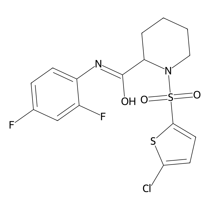 1-((5-chlorothiophen-2-yl)sulfonyl)-N-(2,4-difluor...