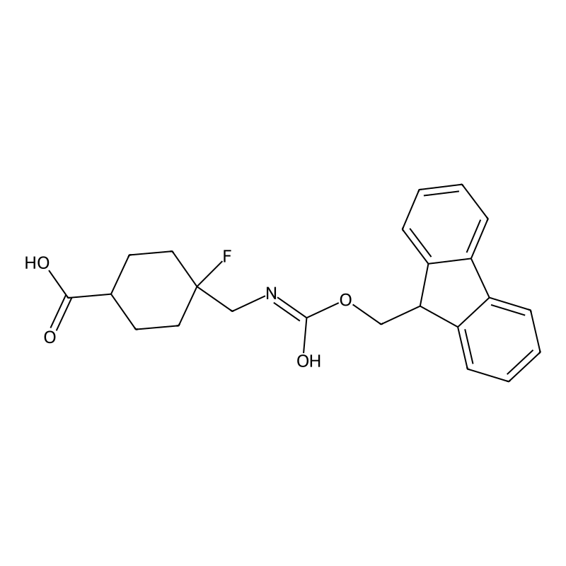 4-[(9H-Fluoren-9-ylmethoxycarbonylamino)methyl]-4-...