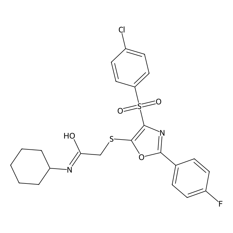 2-[[4-(4-chlorophenyl)sulfonyl-2-(4-fluorophenyl)-...