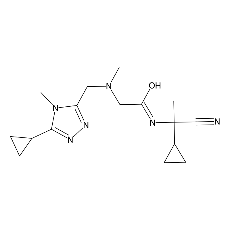 N-(1-cyano-1-cyclopropylethyl)-2-{[(5-cyclopropyl-...