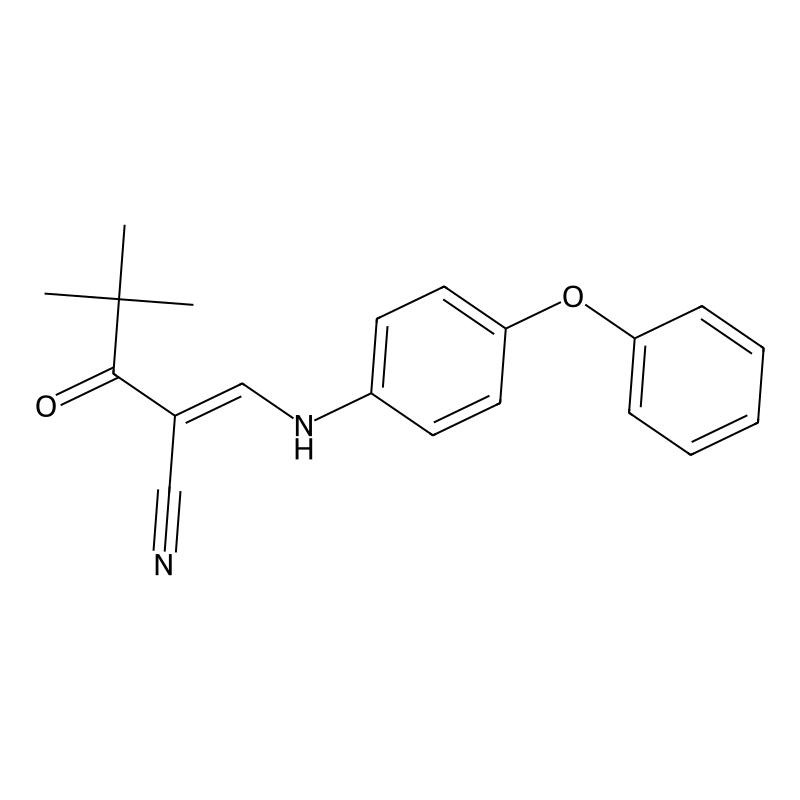 (2E)-4,4-dimethyl-3-oxo-2-{[(4-phenoxyphenyl)amino...