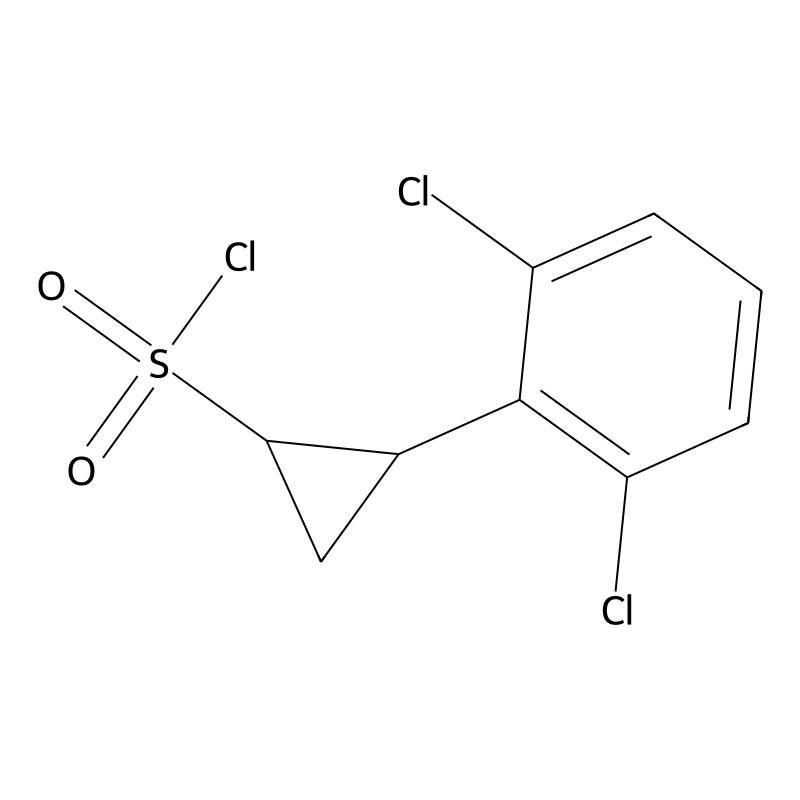 2-(2,6-Dichlorophenyl)cyclopropane-1-sulfonyl chlo...