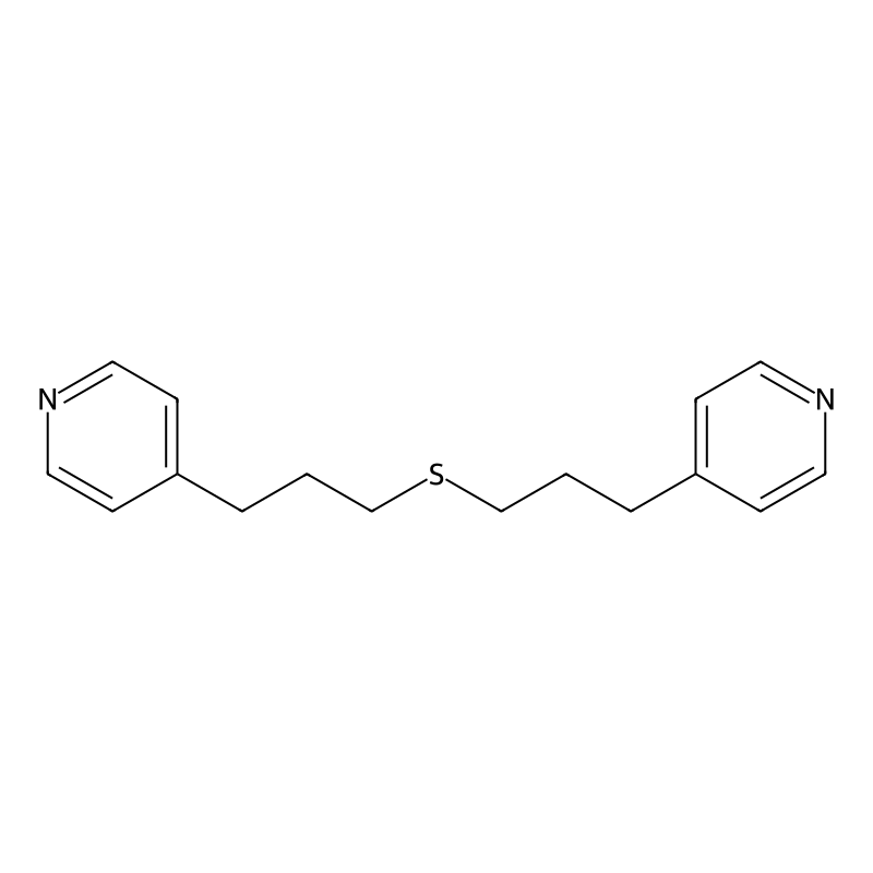 4-[3-(3-pyridin-4-ylpropylsulfanyl)propyl]pyridine