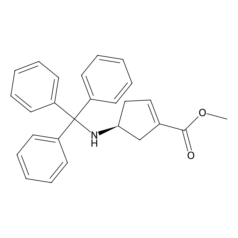 Methyl (4S)-4-(tritylamino)cyclopent-1-ene-1-carbo...